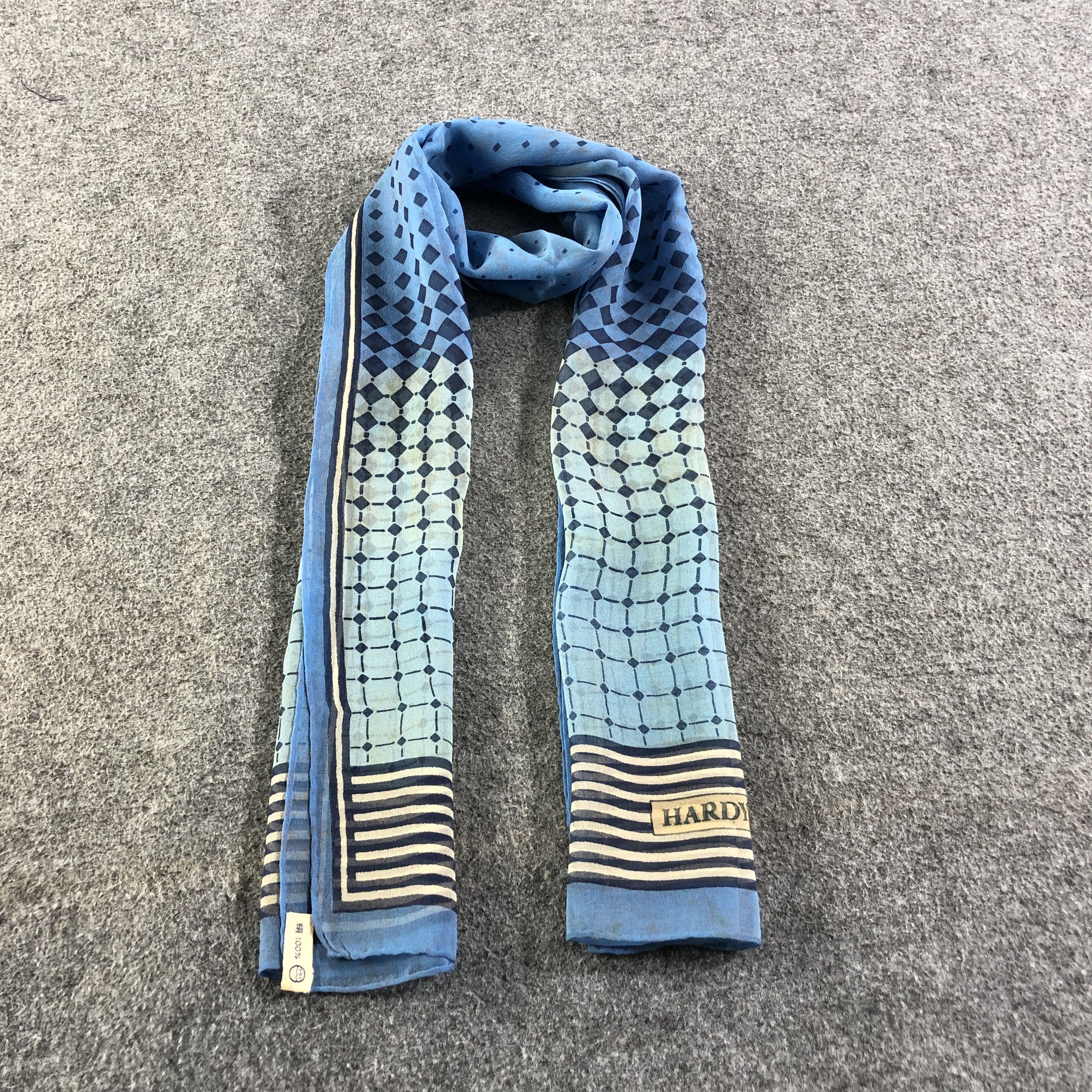 Hardy Amies Vintage Hardy Amies Silk Stole Silk Scarf M597 Size ONE SIZE - 1 Thumbnail