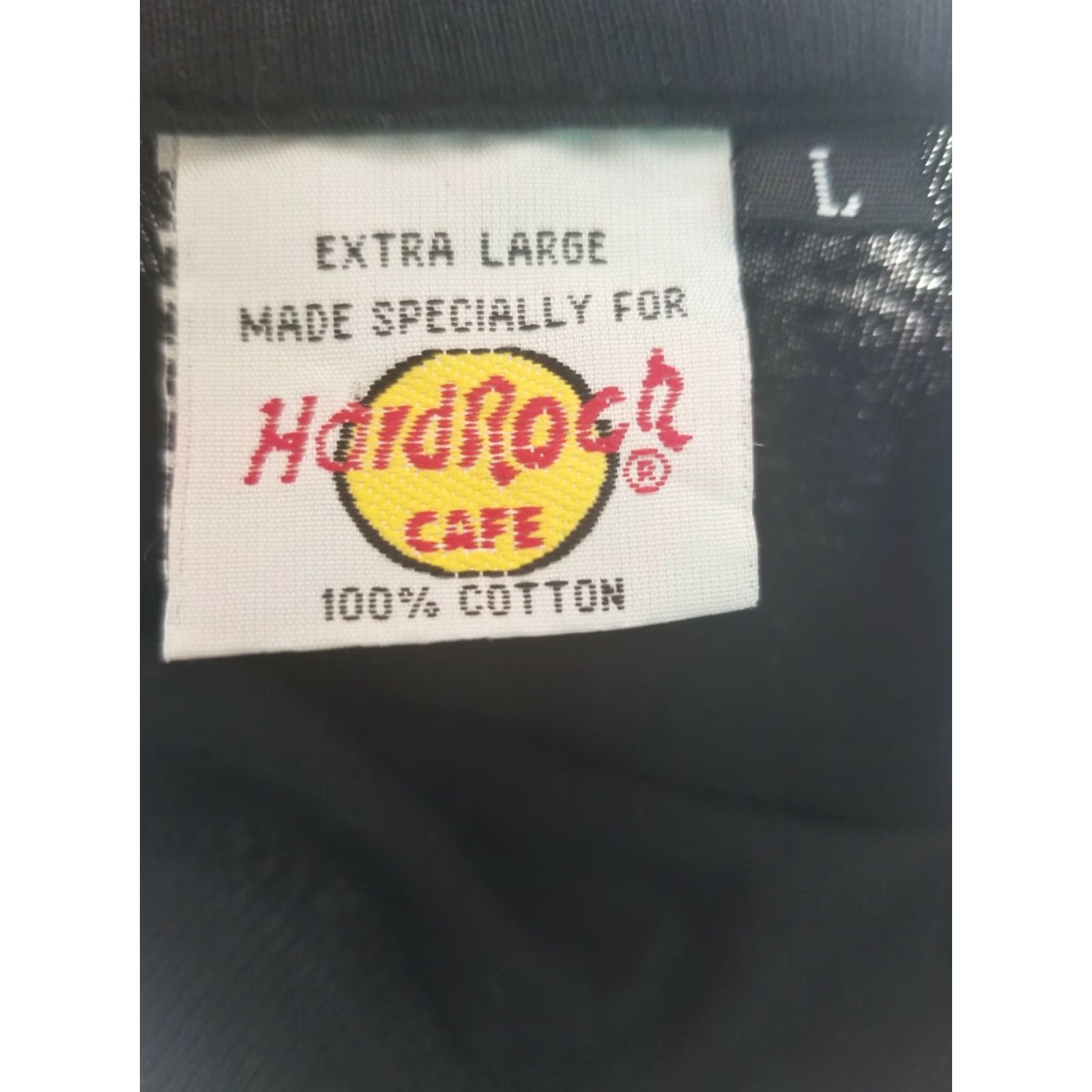 Hard Rock Cafe VINTAGE Hard Rock Cafe Beijing T-shirt Mens XL Black Crew Neck Short Sleeve 100% Cotton Graphic Print 90s Mens Size US XL / EU 56 / 4 - 4 Thumbnail