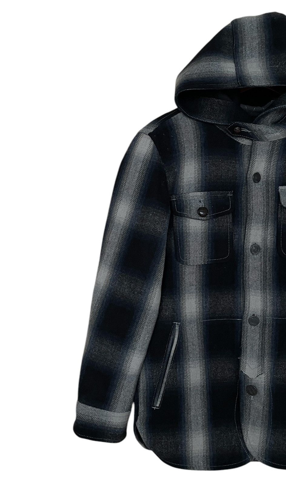 Guru × Japanese Brand × Vintage Vintage Japanese Brand Guru Warehouse Wool Jacket 2000s Size US S / EU 44-46 / 1 - 5 Thumbnail