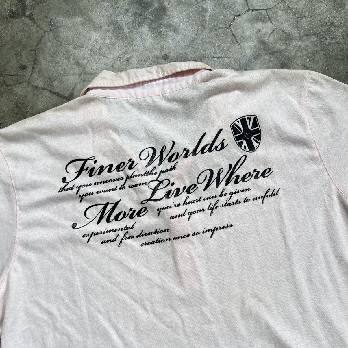 semanticdesign 2000s Semanticdesign Vkei Style Poem Polos Shirt Size US L / EU 52-54 / 3 - 4 Thumbnail