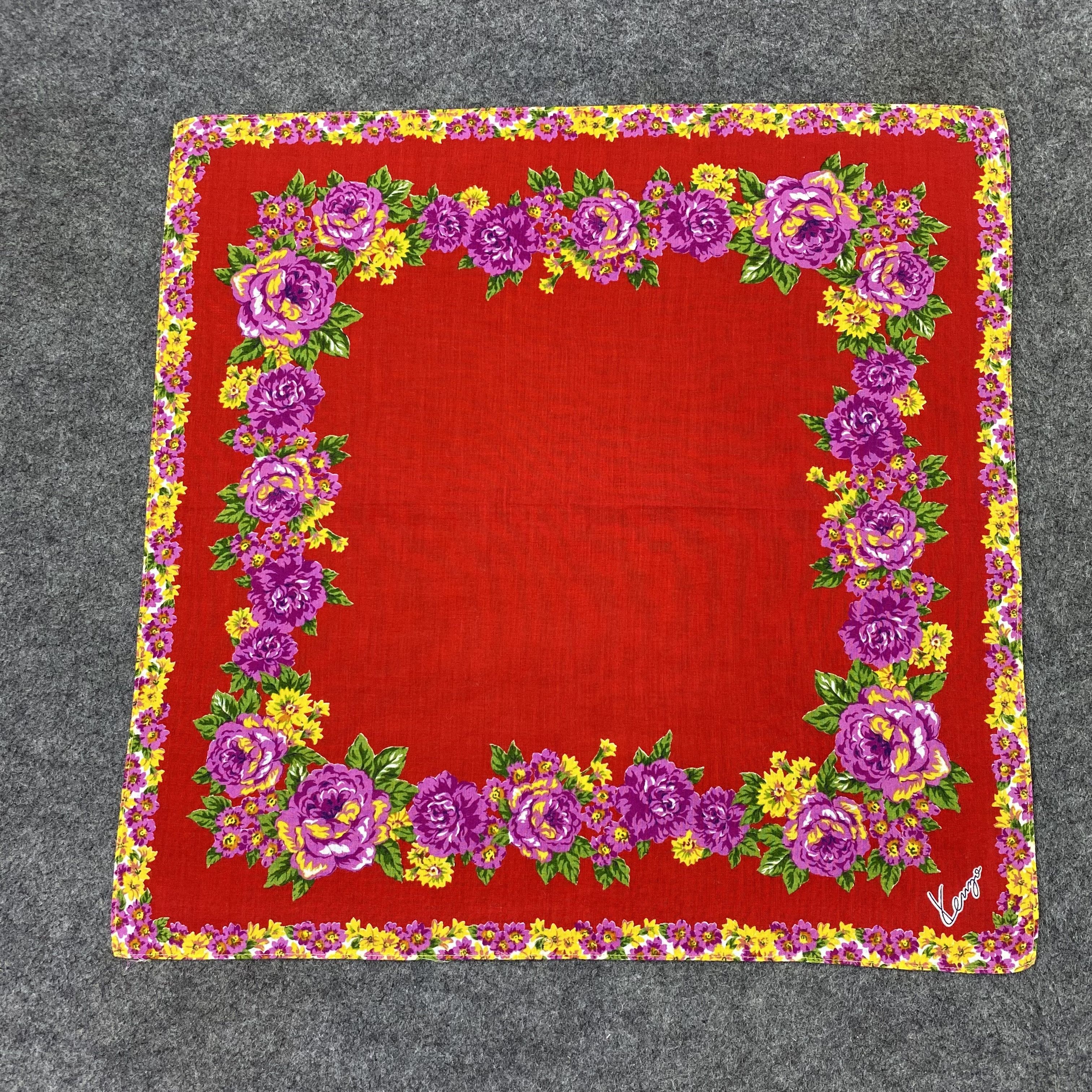 Kenzo Kenzo Handkerchief Neckerchief Bandana-B1932 Size ONE SIZE - 3 Thumbnail