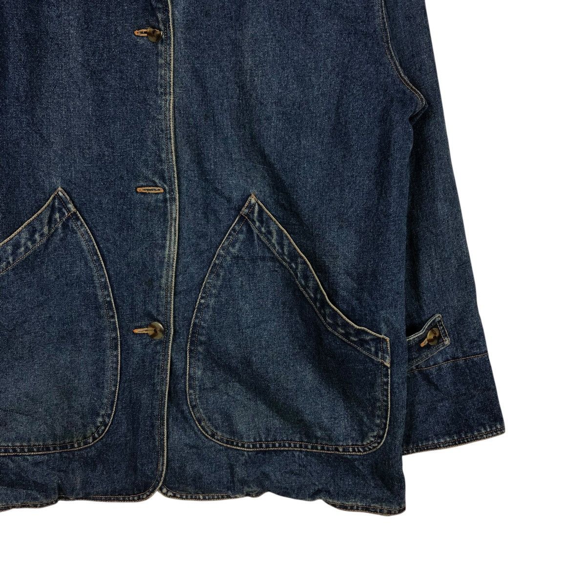 Vintage 🔥VINTAGE DENIM CHORE WORK JACKET BRANDON THOMAS BLANKET Size US M / EU 48-50 / 2 - 8 Thumbnail
