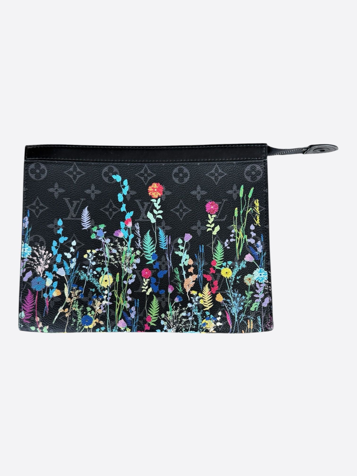 Louis Vuitton Louis Vuitton Monogram Eclipse Folia Pochette Voyage MM Size ONE SIZE - 2 Thumbnail