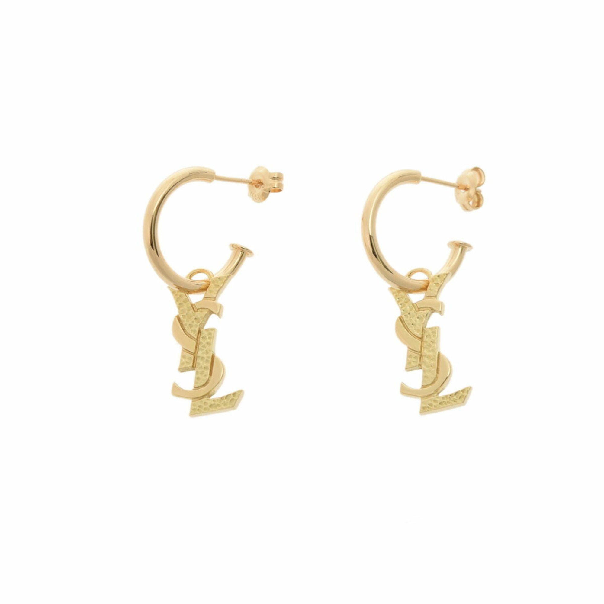 Yves Saint Laurent YVES SAINT LAURENT - Women's 18K Yellow Gold 18KT Earrings | Grailed