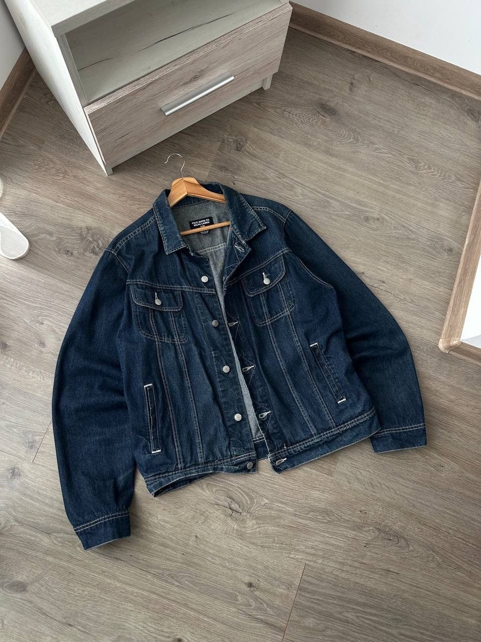 Polo Ralph Lauren × Vintage Vintage Polo Jeans Company PRL Denim Faded Pocket Jacket Size US L / EU 52-54 / 3 - 4 Thumbnail