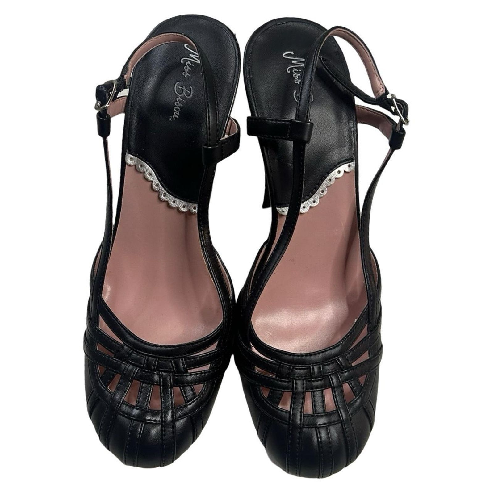 Vintage Y2k sling back heels by miss bisou sz 9 00s / 90s vintage Size US 9 / IT 39 - 7 Thumbnail
