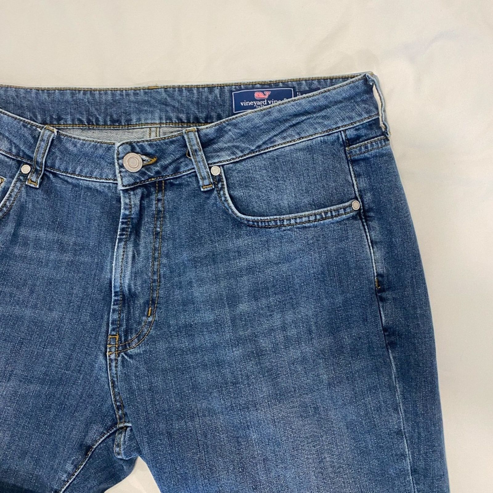 Vineyard Vines Vineyard Vines Men's Slim Fit Jeans - 34x30 Size US 34 / EU 50 - 3 Thumbnail
