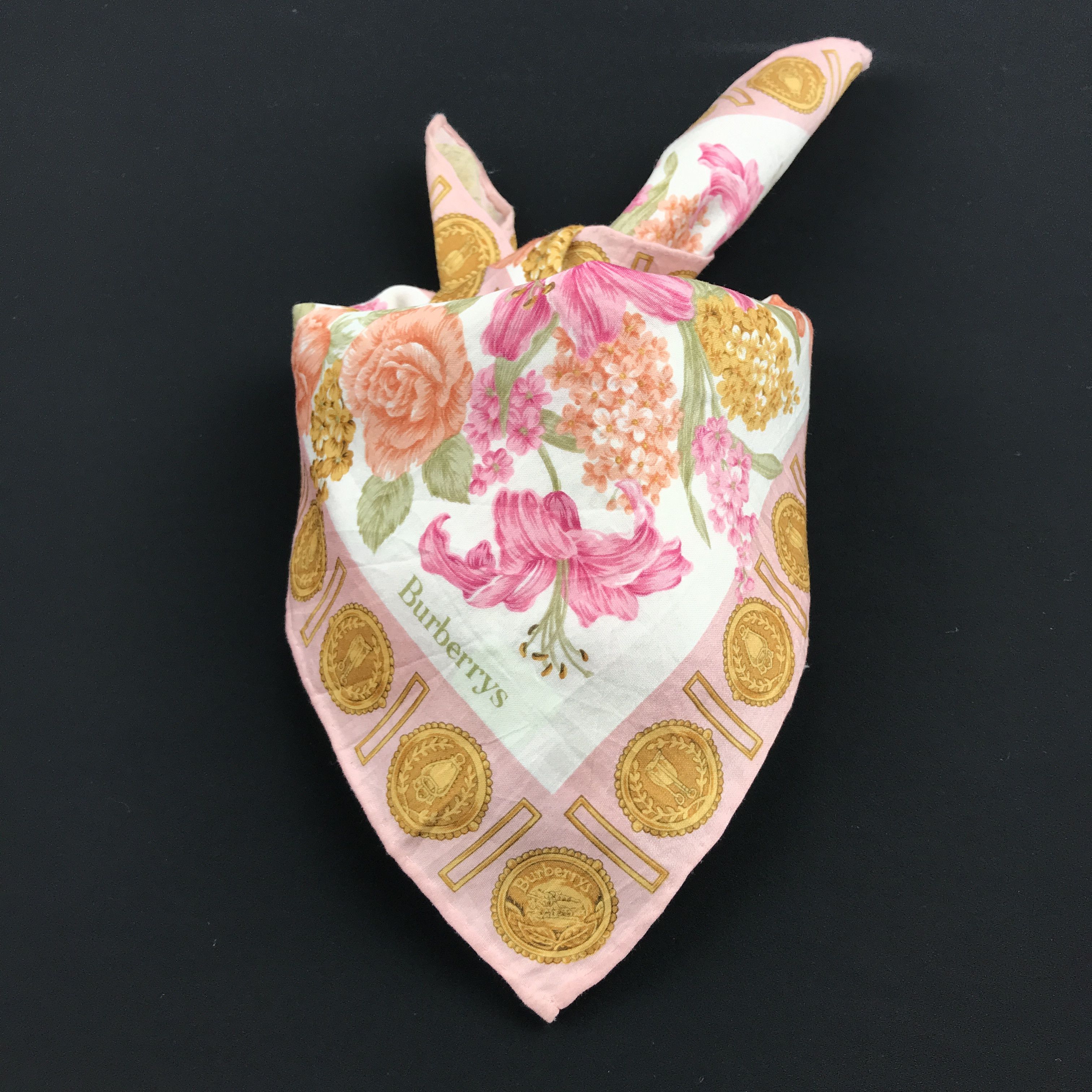Burberry × Vintage Vintage Burberry Bandana Neckerchief Handkerchief Size ONE SIZE - 3 Thumbnail