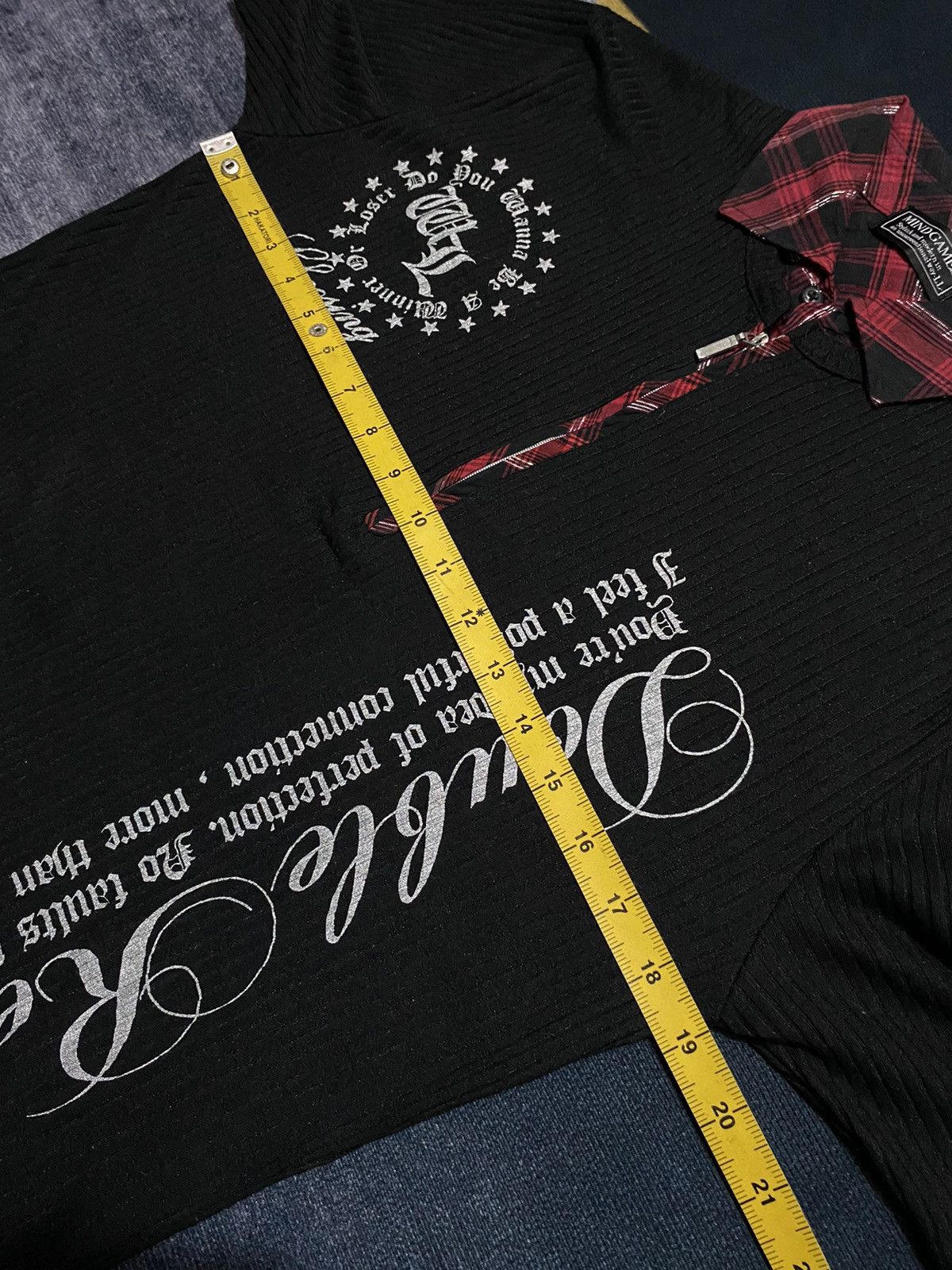 Japanese Brand MIND GAMES PUNK STYLE TSHIRT Size US M / EU 48-50 / 2 - 7 Thumbnail