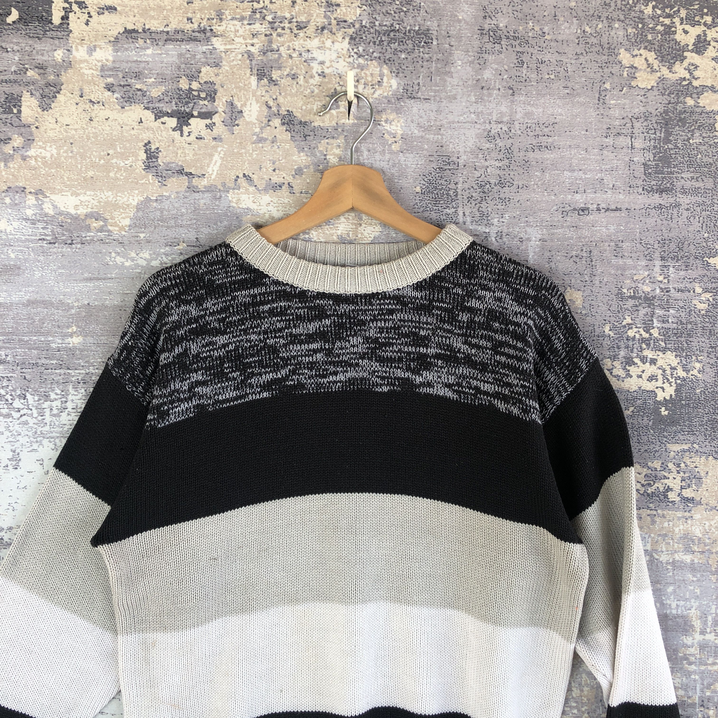 Homespun Knitwear Y2K Japanese Knitted Sweater Multi Color Knitted Sweatshirt Size US S / EU 44-46 / 1 - 2 Thumbnail