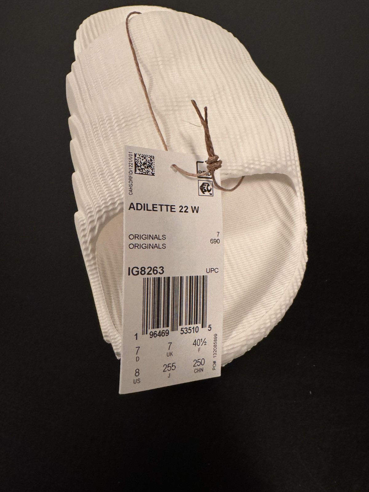 Adidas ADIDAS ADILETTE 22 SLIDES OFF WHITE Size US 8 / IT 38 - 6 Thumbnail
