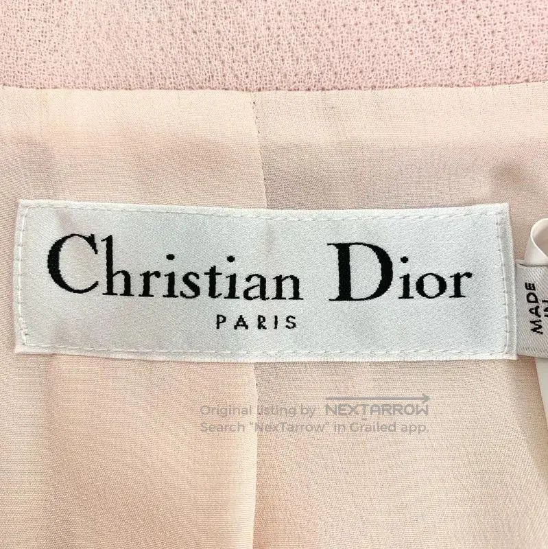 Dior Dior Light Pink Women's Wool Jacket . Size XS / US 0-2 / IT 36-38 - 6 Thumbnail