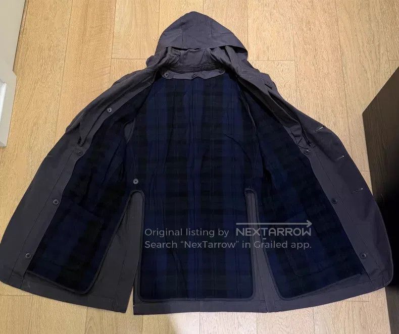 Yohji Yamamoto Yohji Yamamoto size 4 Grey double fake two piece hooded bla Size 38S - 2 Thumbnail