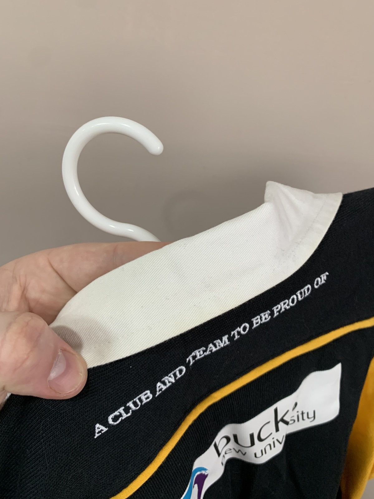 Canterbury of New Zealand × Vintage Wasps London 2007/08 Home Rugby Union Shirt Canterbury Retro Size US S / EU 44-46 / 1 - 6 Thumbnail