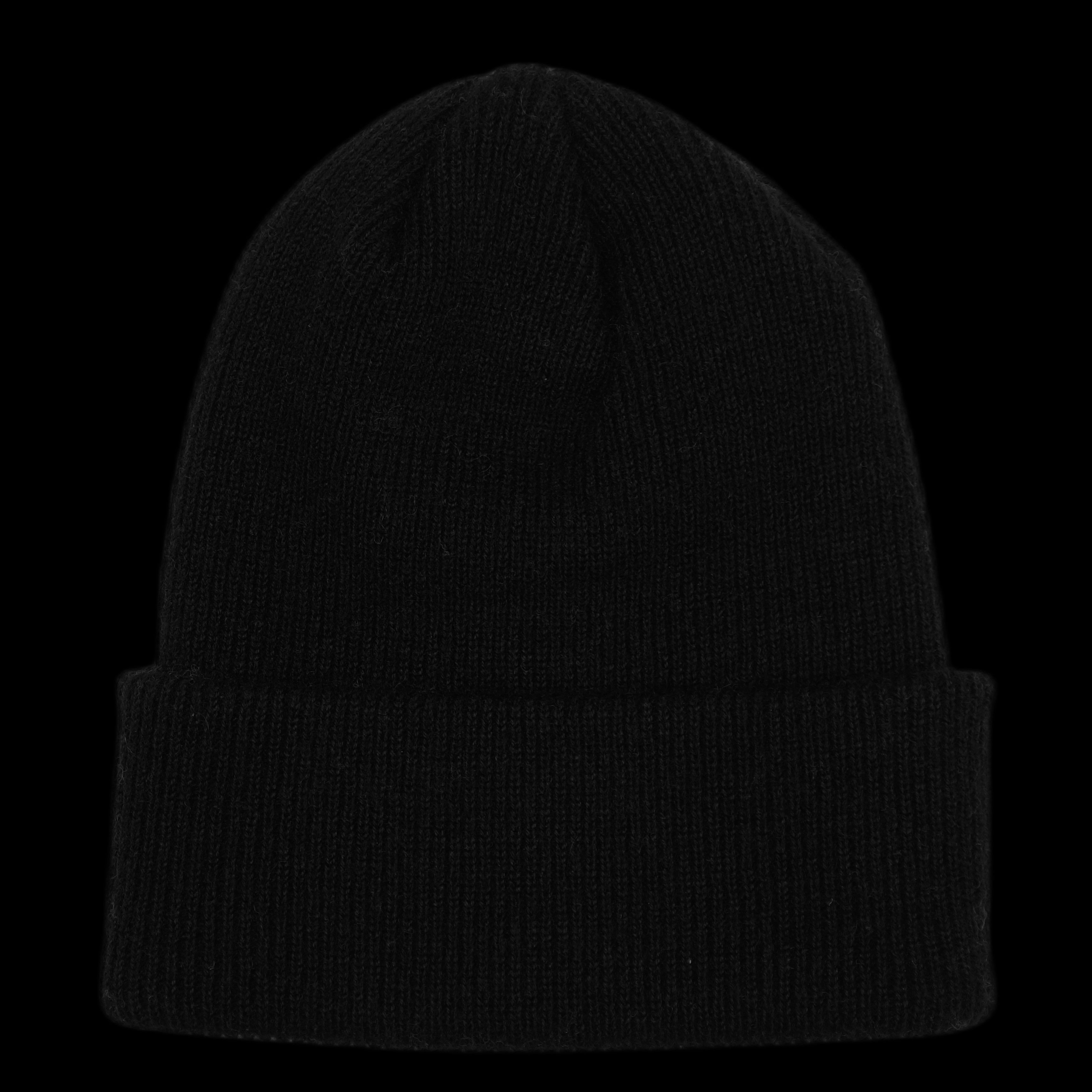 Other 50% Recycled Cashmere 50% Merino Wool Beanie Black Size ONE SIZE - 2 Thumbnail