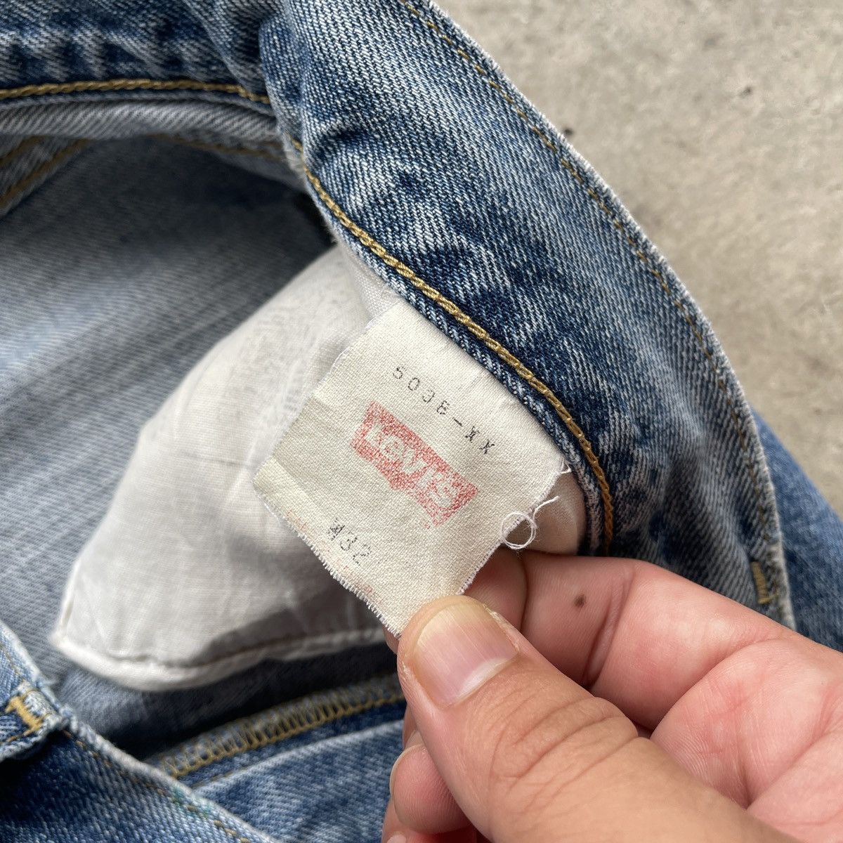 Levi's Vintage Clothing W32💥 Levis 503 Big E Vintage Distressed Jeans Faded Pants Size US 32 / EU 48 - 10 Thumbnail