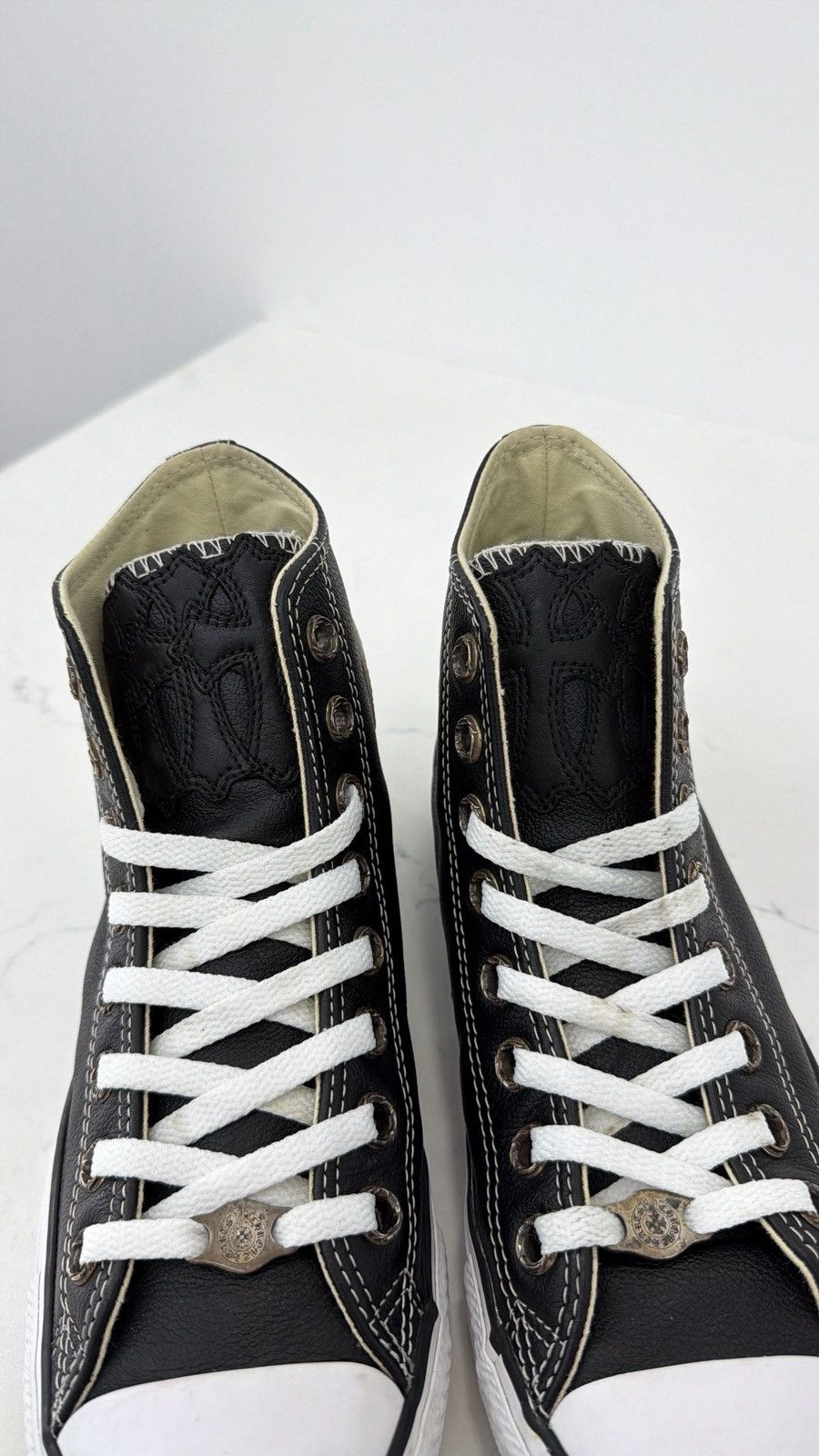 Chrome Hearts Chrome hearts patch converse highs Size US 7.5 / EU 40-41 - 9 Thumbnail