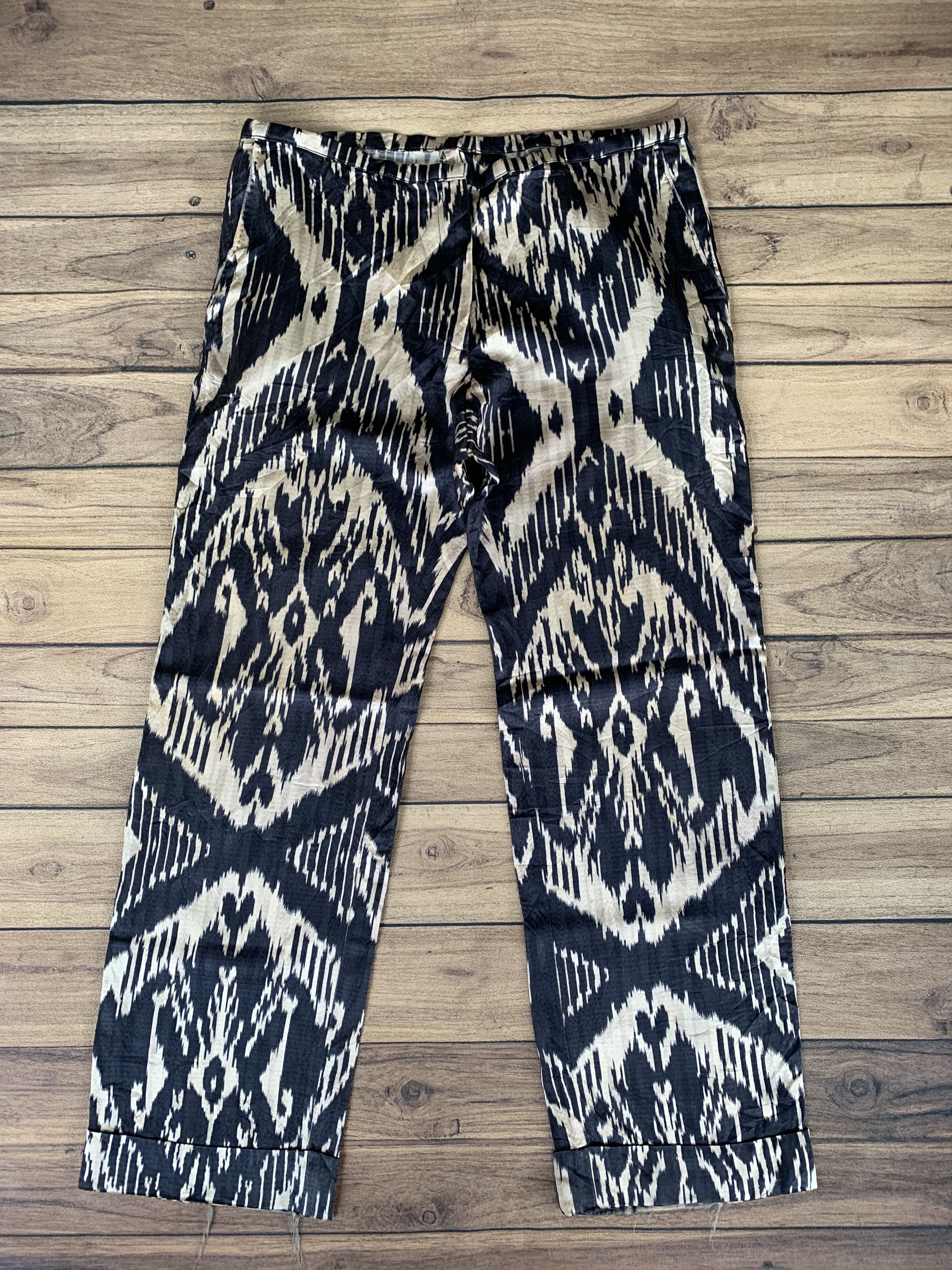 Dries Van Noten Dries van noten silk batik print trouser pant Size 30" / US 8 / IT 44 - 1 Thumbnail