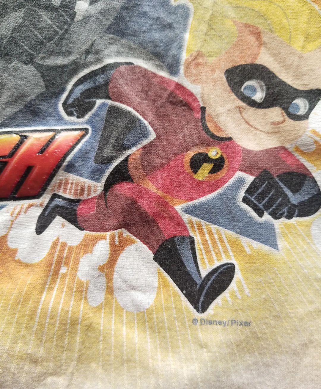 Anime × Cartoon Network × Disney The Incredibles Dash White Art Cartoon Animation Tees Size US M / EU 48-50 / 2 - 3 Thumbnail