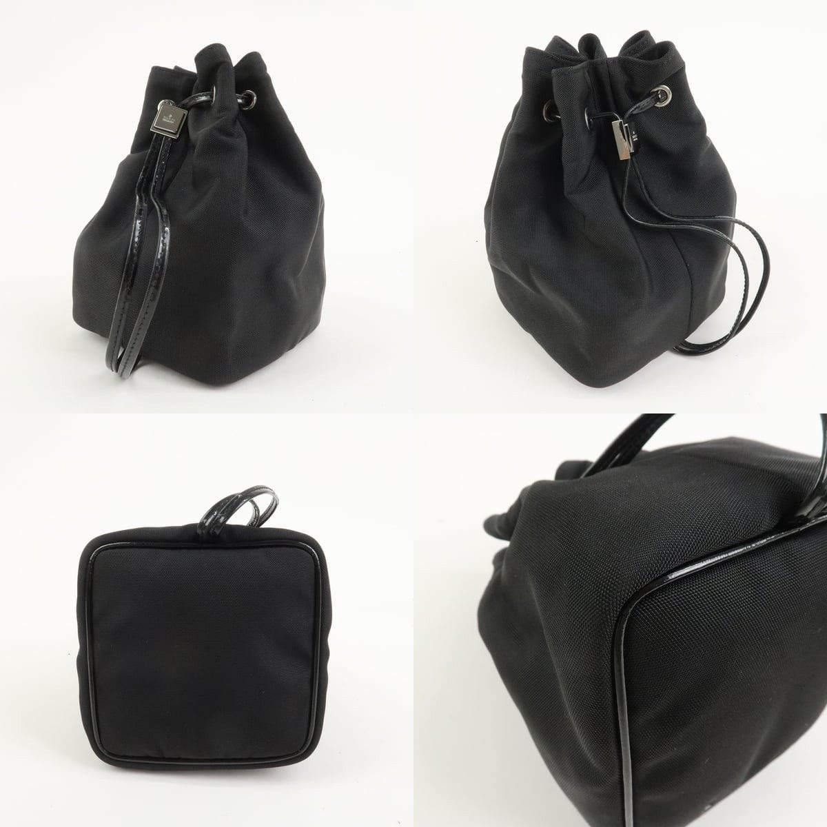 Gucci Gucci Drawstring Nylon Cosmetic Pouch Black Size ONE SIZE - 3 Thumbnail