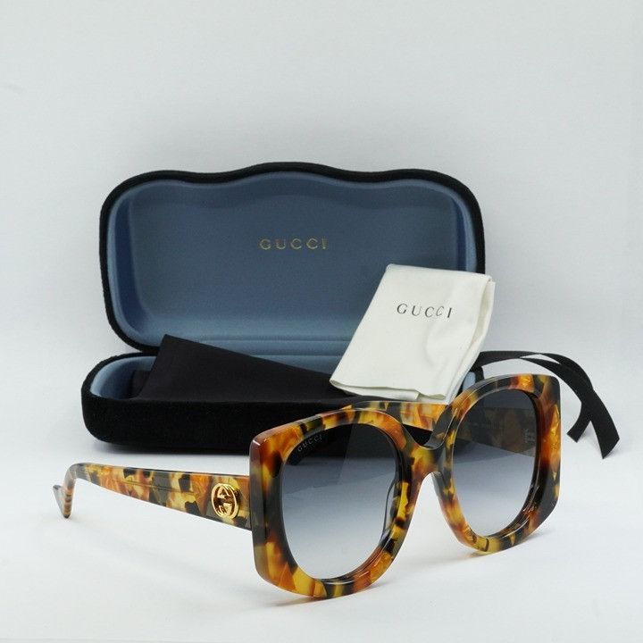 Gucci Gucci GG1257S 004 Women Sunglasses Havana Butterfly Frame Size ONE SIZE - 12 Thumbnail