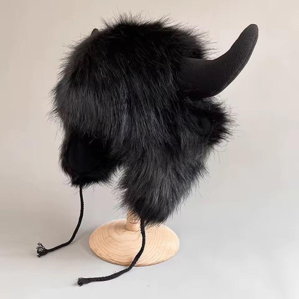 Other Fluffy Plush Japanese Cartoon Devil Hat Size ONE SIZE - 3 Thumbnail