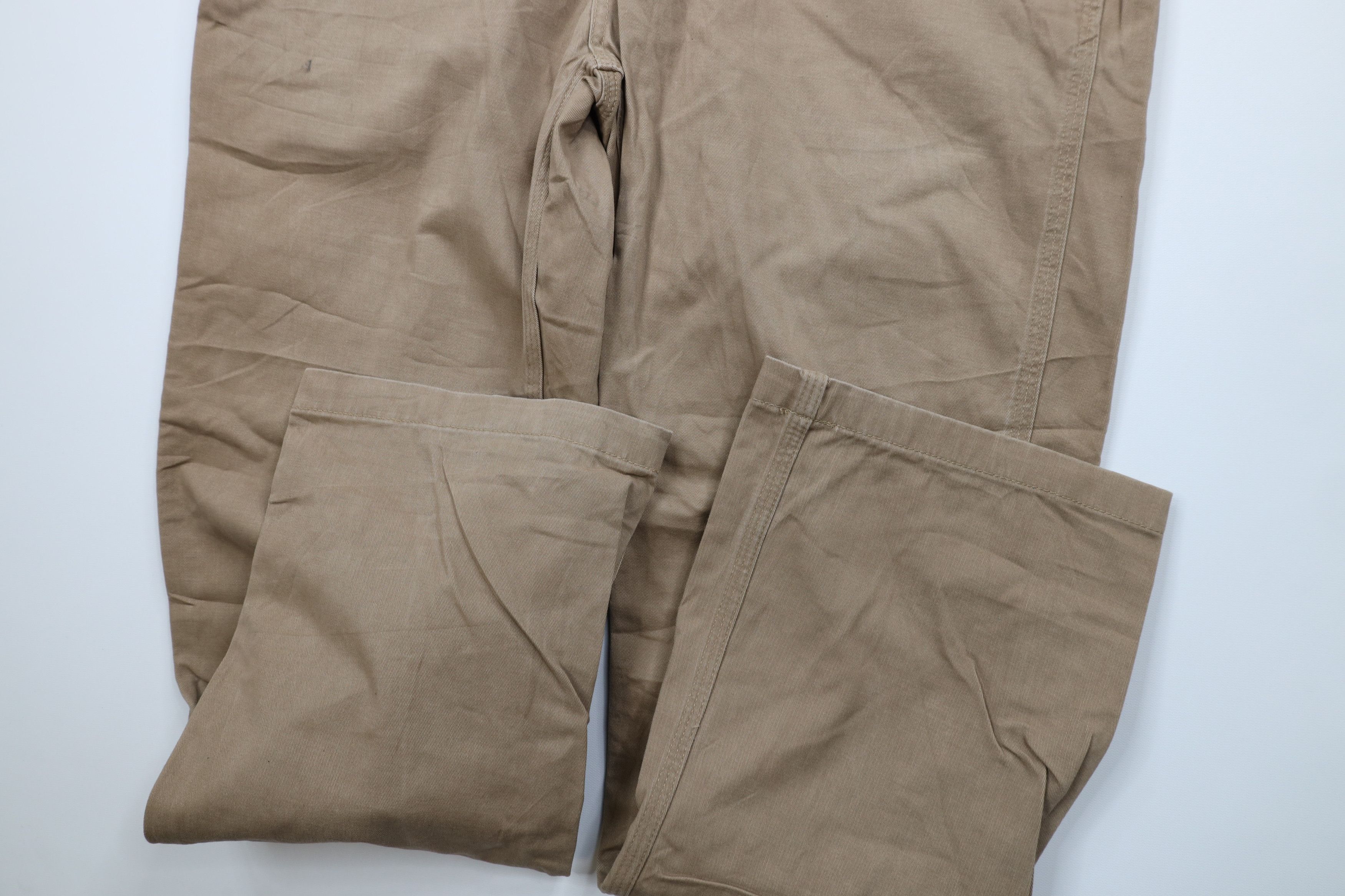 Carhartt Carhartt Spell Out Relaxed Fit Wide Leg Pants Brown Size US 38 / EU 54 - 7 Thumbnail