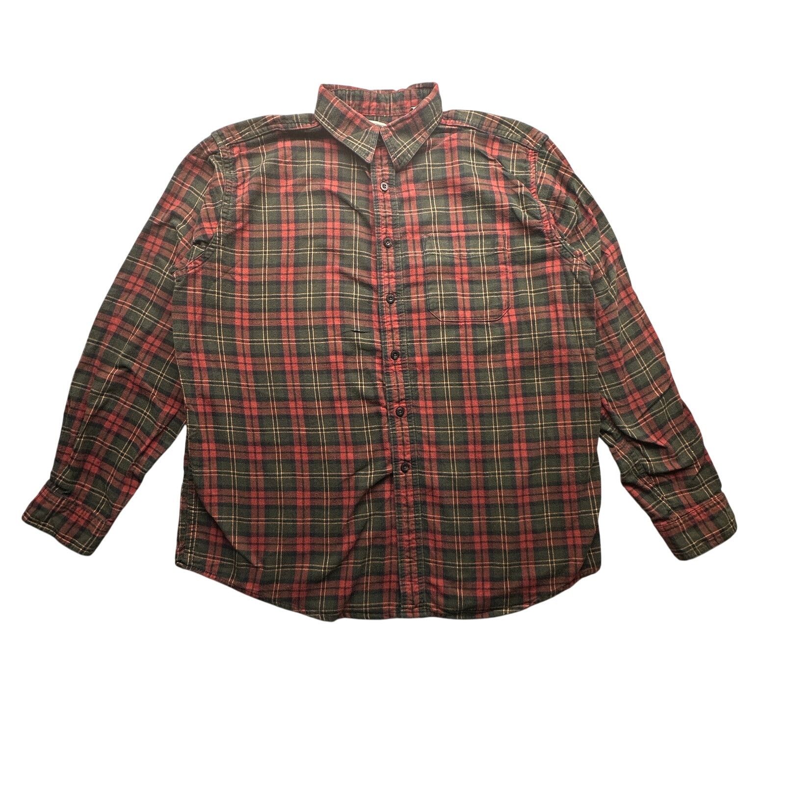L.L. Bean LL Bean Plaid Flannel Shirt Mens Large Button Up Red Green Size US L / EU 52-54 / 3 - 1 Thumbnail