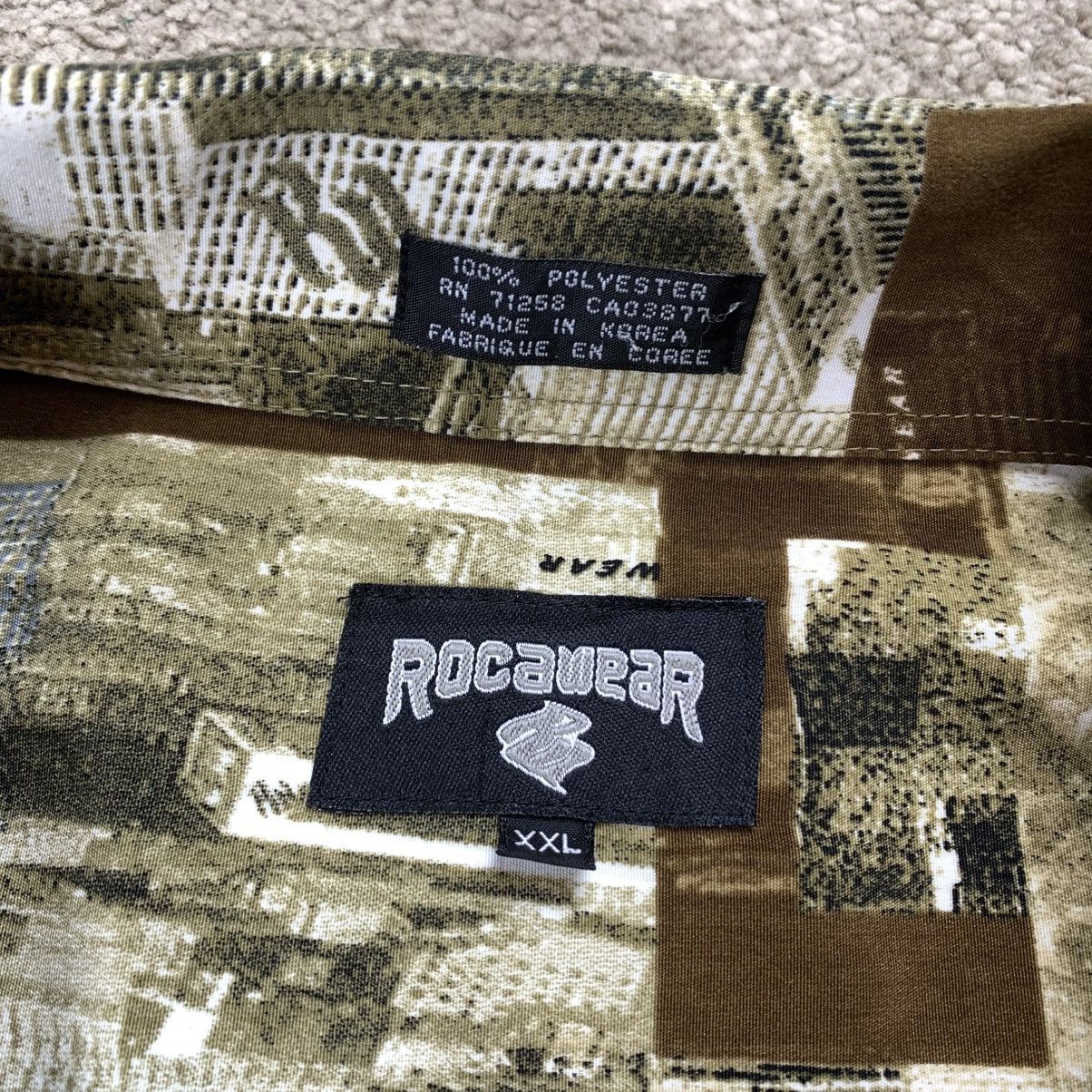 Rocawear × Vintage Rocawear Open Collar Shirt Hip Hop Style Size US XXL / EU 58 / 5 - 10 Thumbnail