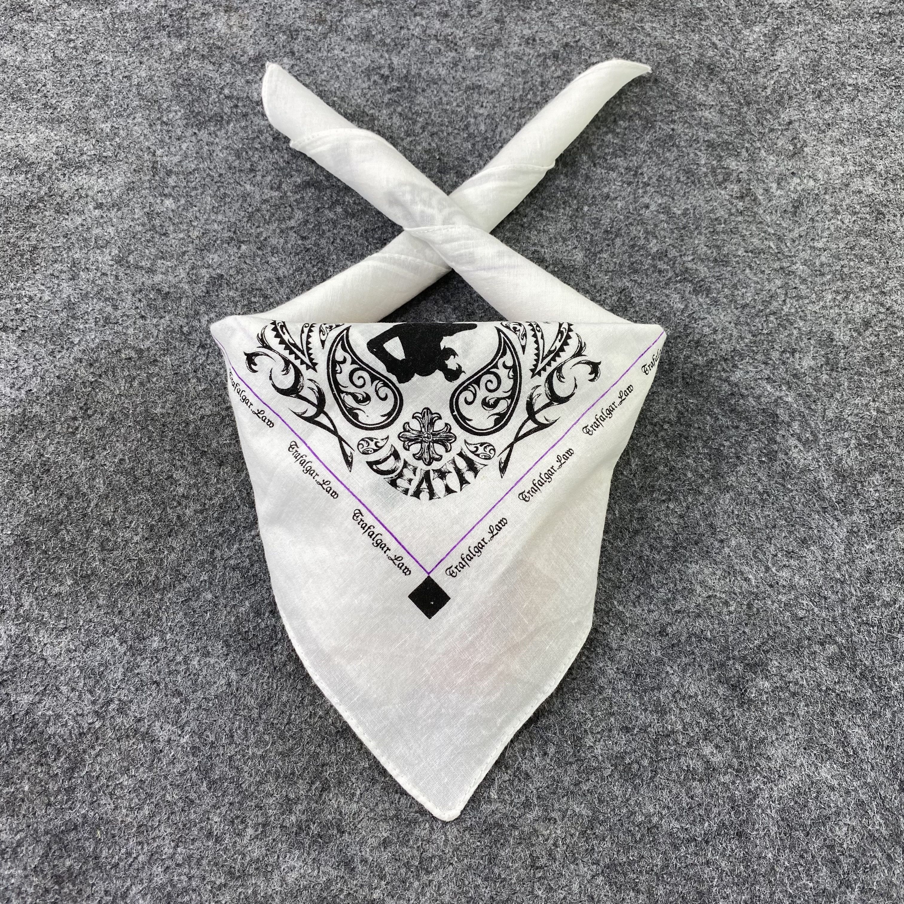 Anime × One Piece × Vintage One Piece Handkerchief / Bandana / Neckerchief-B832 Size ONE SIZE - 2 Thumbnail