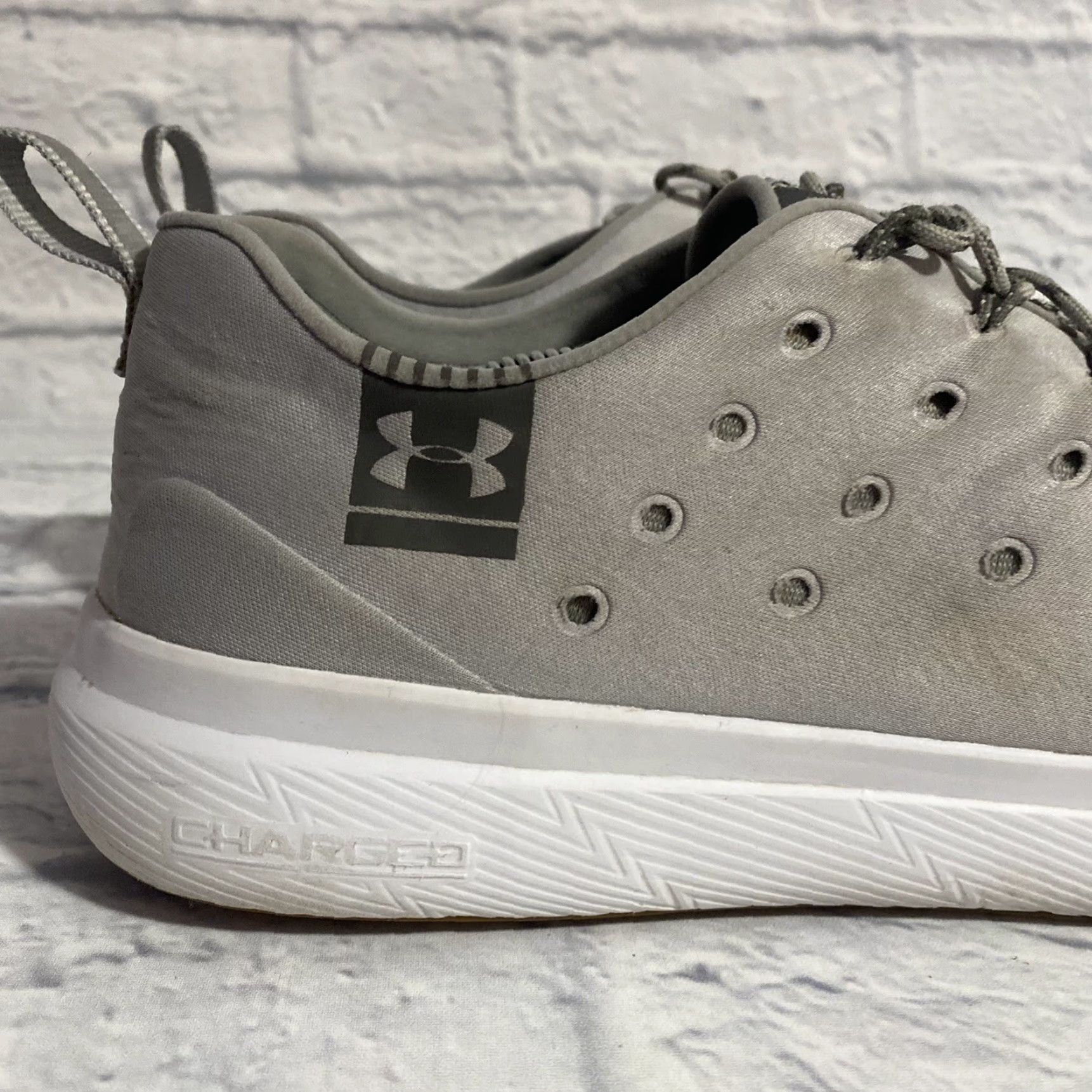 Under Armour Under Armour Shoes Charged 24/7 Gray Athletic Casual Lace Up Low Top Mens Sz 12 Size US L / EU 52-54 / 3 - 3 Thumbnail