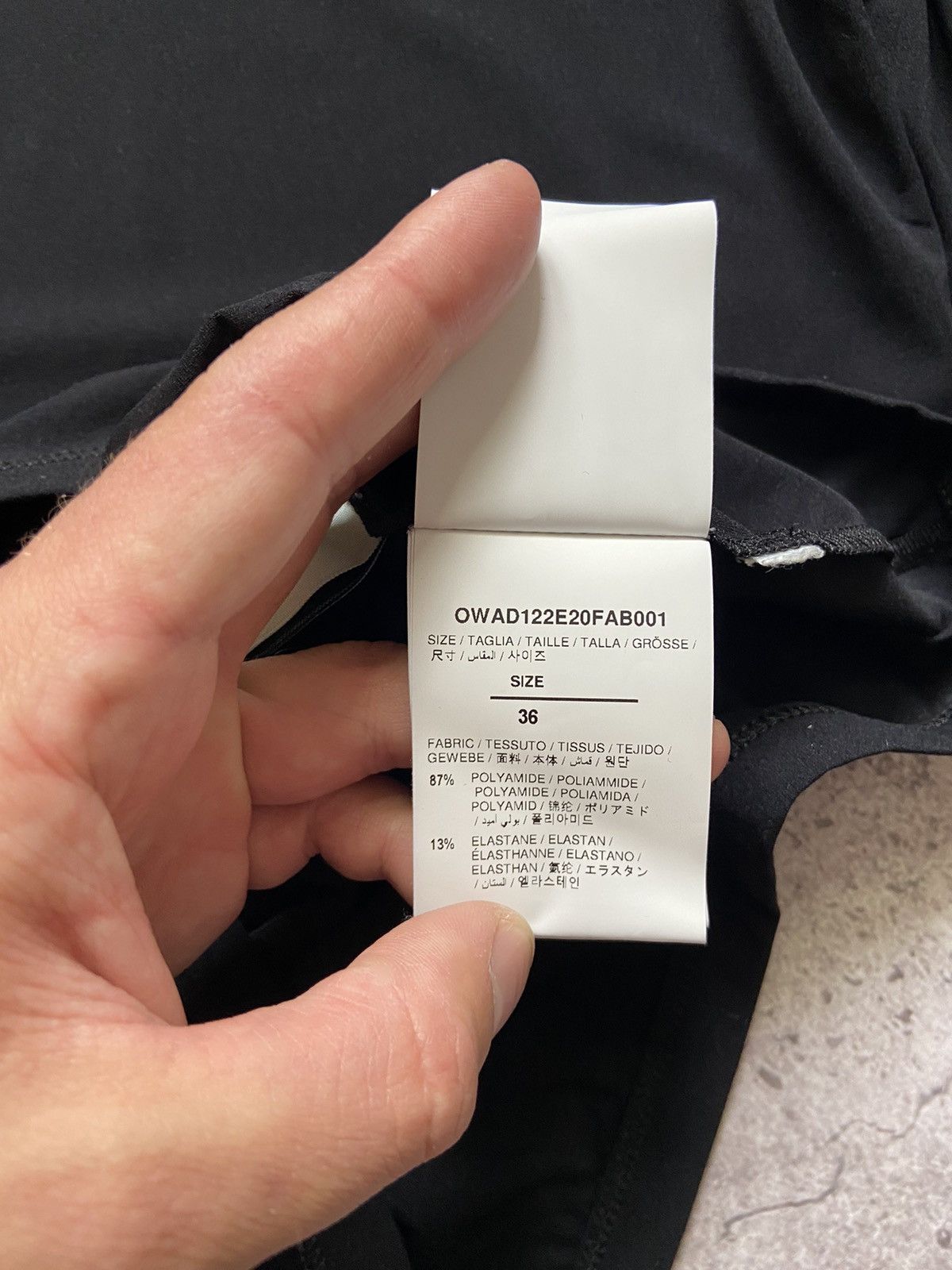 Off-White Off-White Second skin turtleneck long sleeve Size XS / US 0-2 / IT 36-38 - 4 Thumbnail
