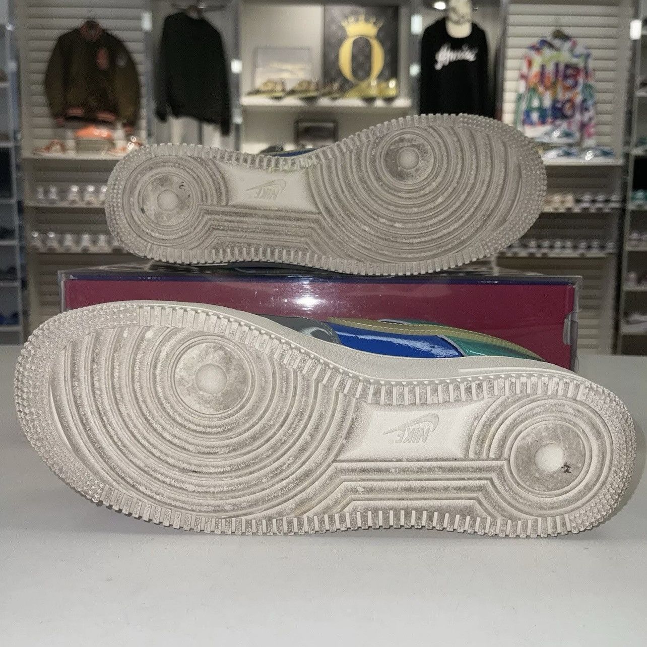 Nike Undefeated x Air Force 1 Low ‘Community’ - LIGHTLY WORN Size US 8.5 / EU 41-42 - 4 Thumbnail