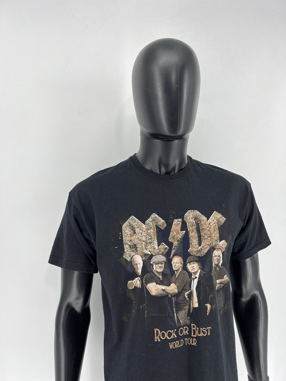 AC/DC × Band Tees × Vintage Vintage Y2K ACDC Rock or Bust Heavy Metal Rock T-Shirt Like Size US L / EU 52-54 / 3 - 3 Thumbnail