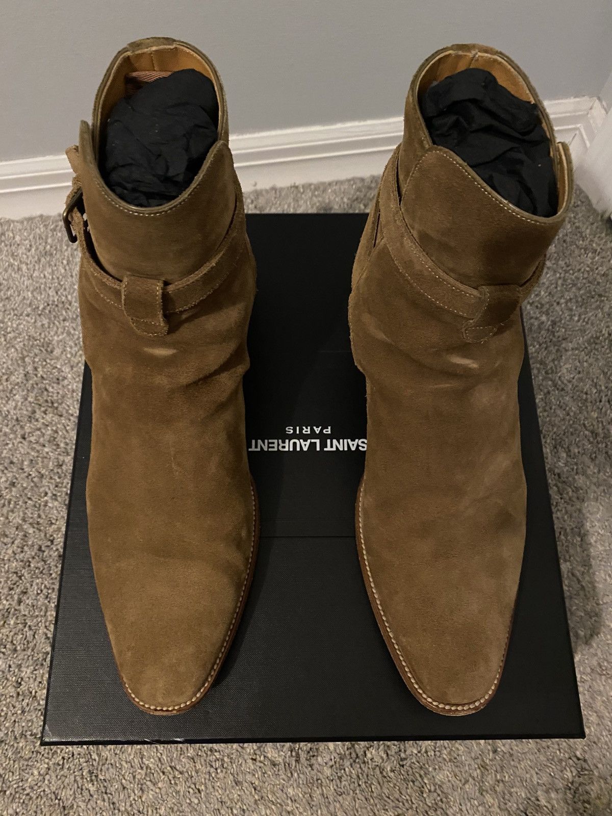 Saint Laurent Paris Saint Laurent Paris Jodphur Boots size 10 Size US 10 / EU 43 - 3 Thumbnail