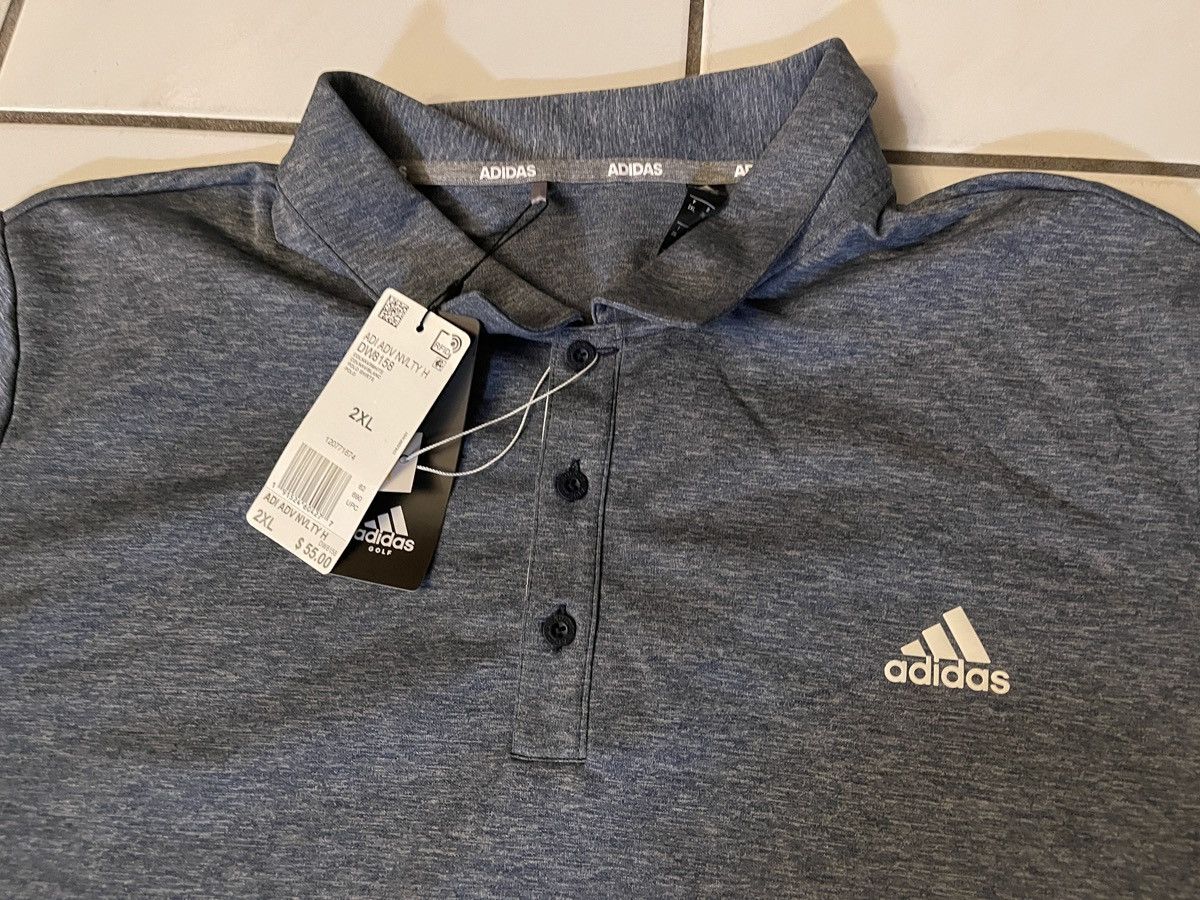 Adidas Adidas Polo Shirt Men’s 2XL Advantage Novelty Golf NEW Size US XXL / EU 58 / 5 - 2 Thumbnail