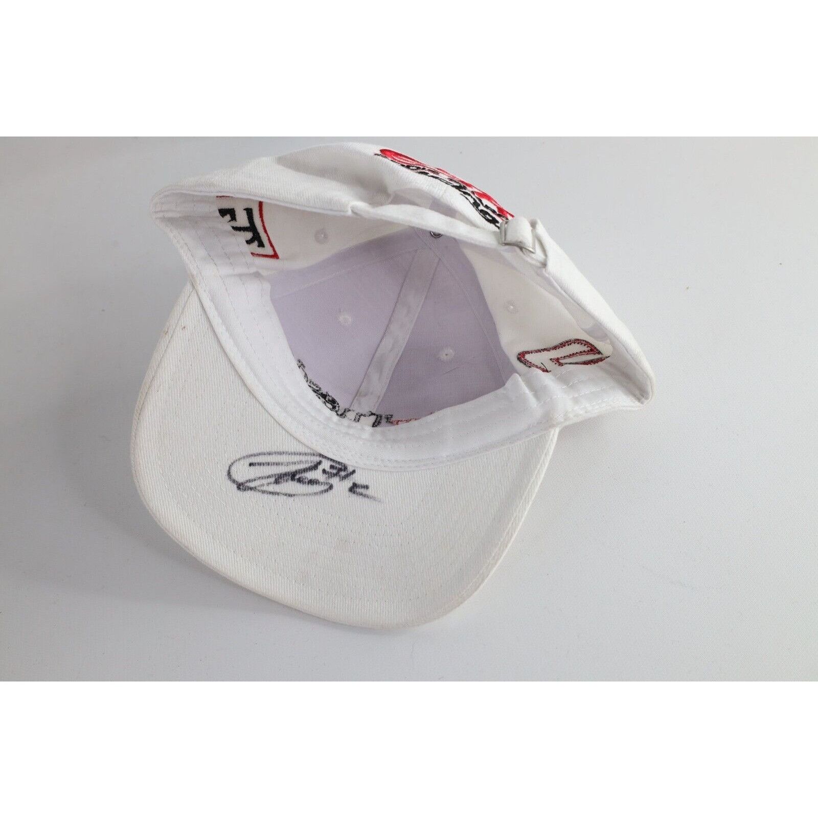 Vintage Vintage Autographed NASCAR Tim George Jr Ruby Tuesday Hat Size ONE SIZE - 7 Thumbnail