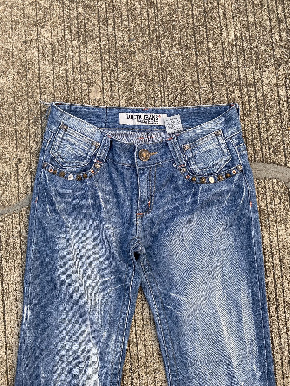 Japanese Brand Rare LOLITA JEANS Flared Bootcut Size US 30 / EU 46 - 2 Thumbnail