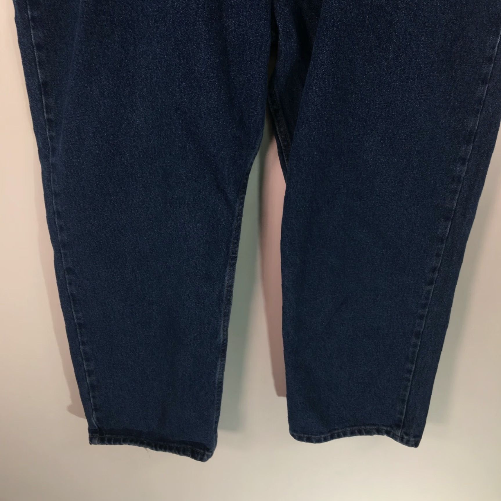 Wrangler Wrangler Jeans Mens Regular Fit Blue Denim 46x30 Flat Front 5-Pocket Denim Jeans Vintage No Size US 30 / EU 46 - 7 Thumbnail