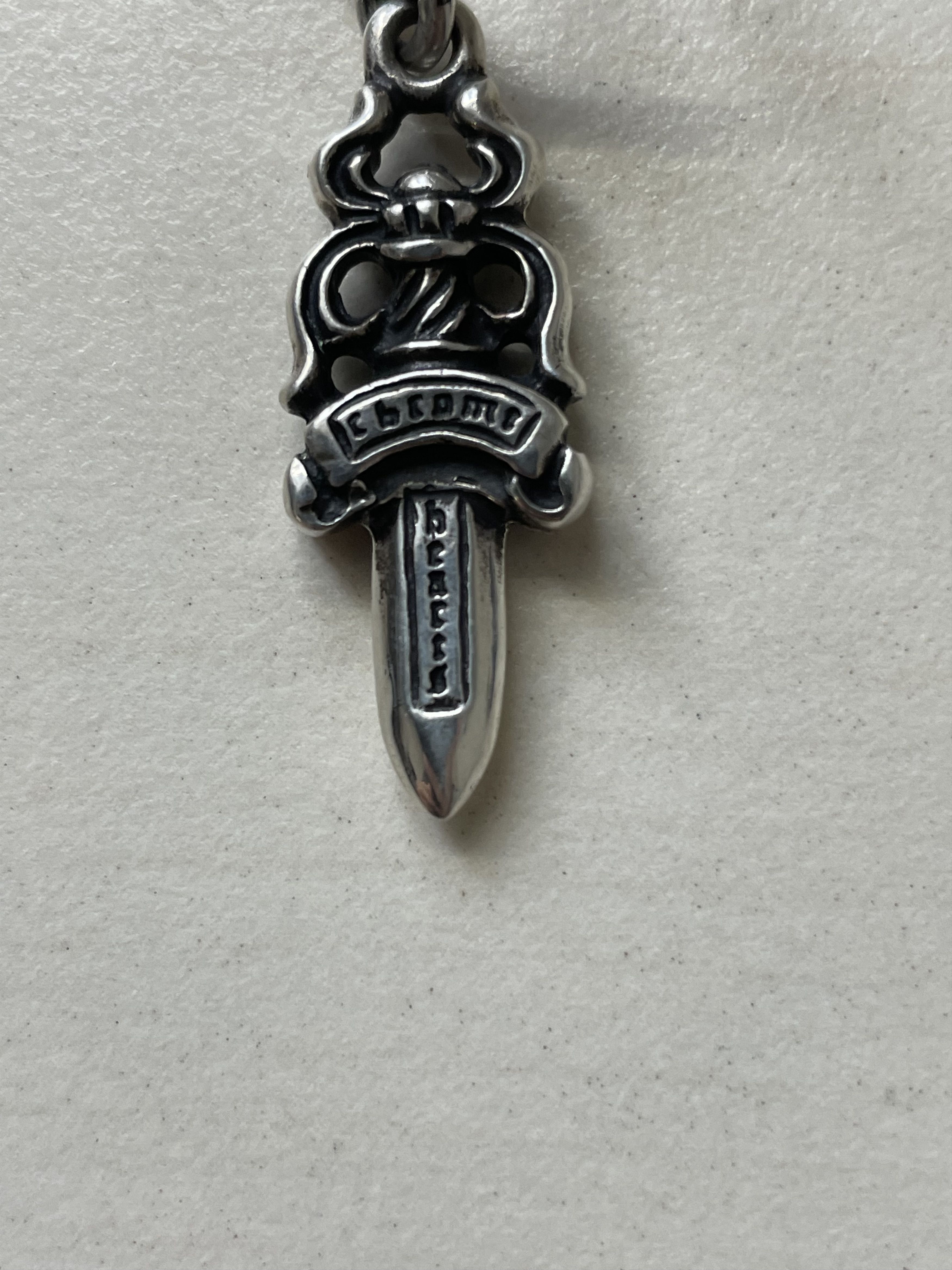 Chrome Hearts Chrome Hearts Silver Dagger Drop Earring Hoop Size ONE SIZE - 6 Thumbnail
