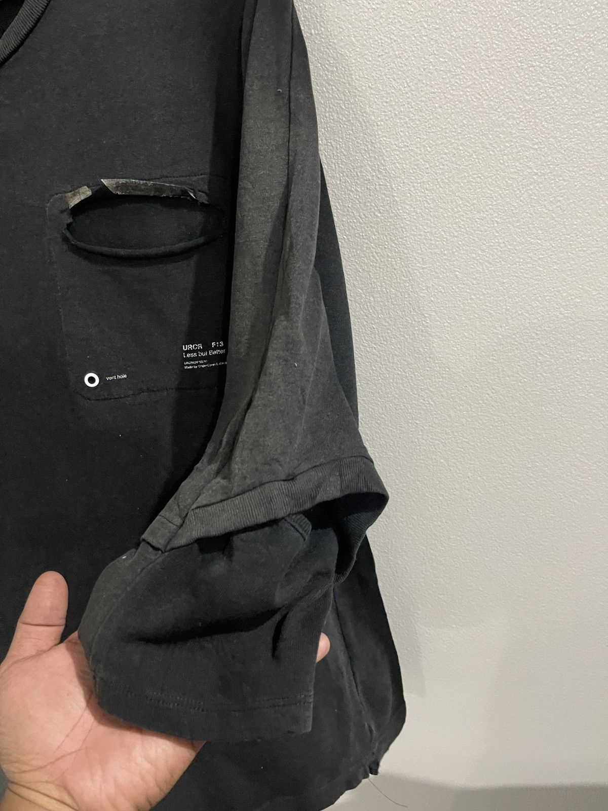 Undercover Vintage Undercover Faded Dissressed Pocket Tee Size US L / EU 52-54 / 3 - 11 Thumbnail