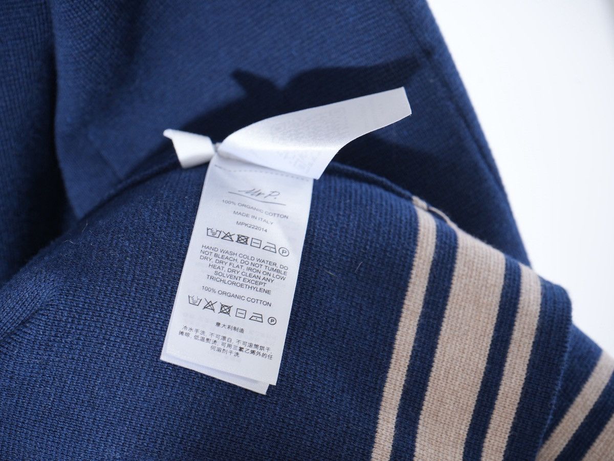 Mr P. MR P. Striped Knitted Lightweight Jacket Overshirt Size US S / EU 44-46 / 1 - 9 Thumbnail