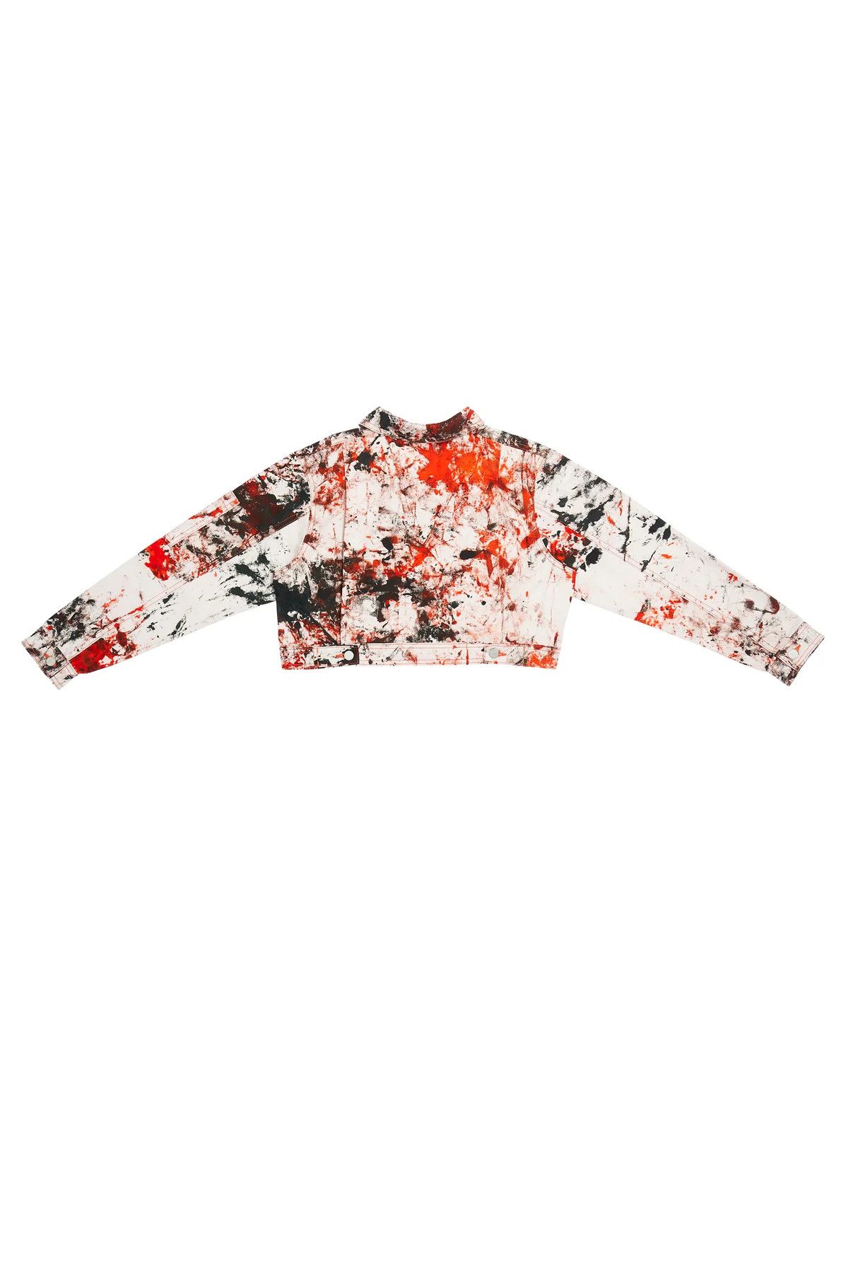 Sterling Ruby $1295 S.R. Studio Hand-Dyed Soto Cropped Jean Jacket Size S / US 4 / IT 40 - 2 Thumbnail