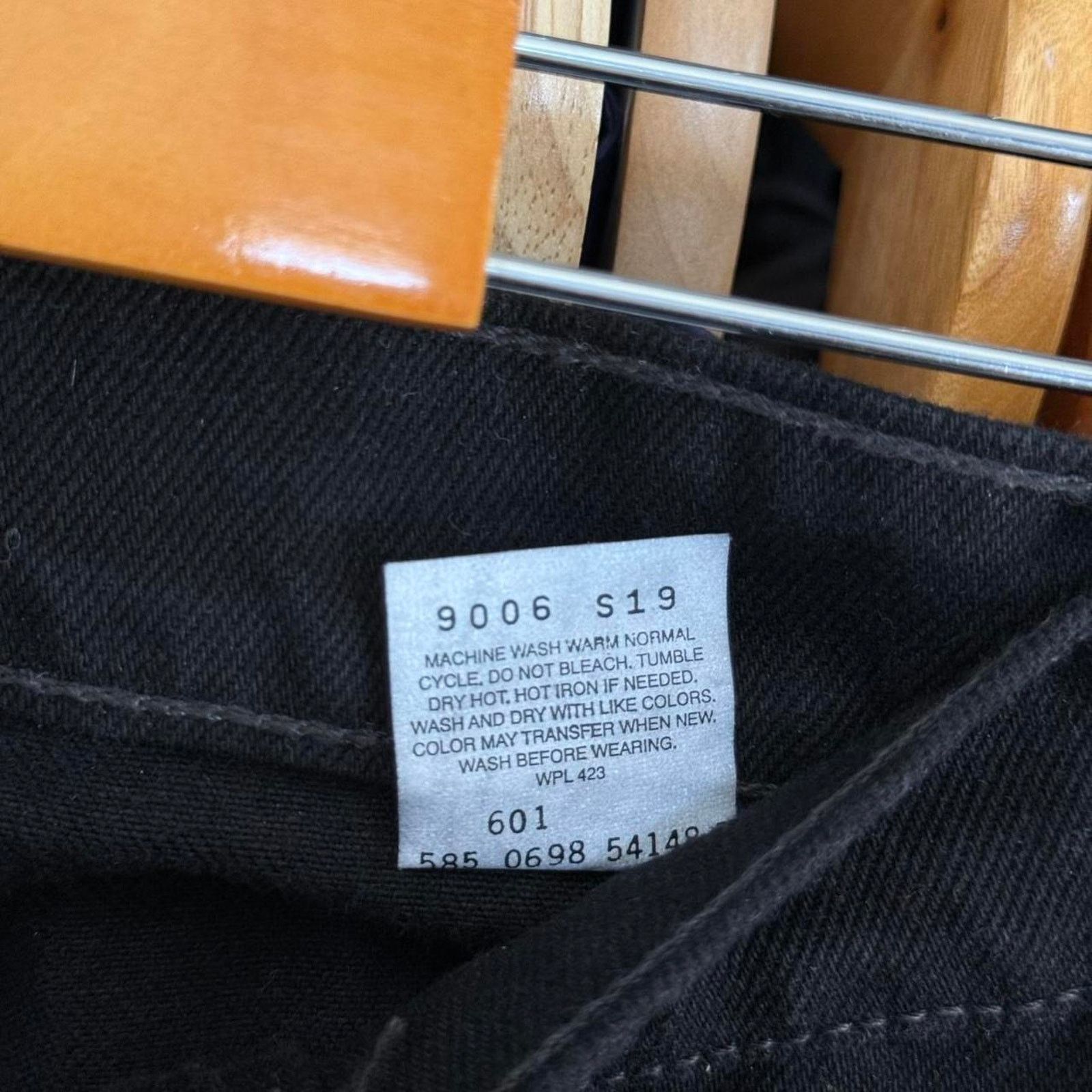 Levi's Vintage 1998 Levi's 560 NEW With Tags Black Denim Jeans Size US 42 / EU 58 - 7 Thumbnail