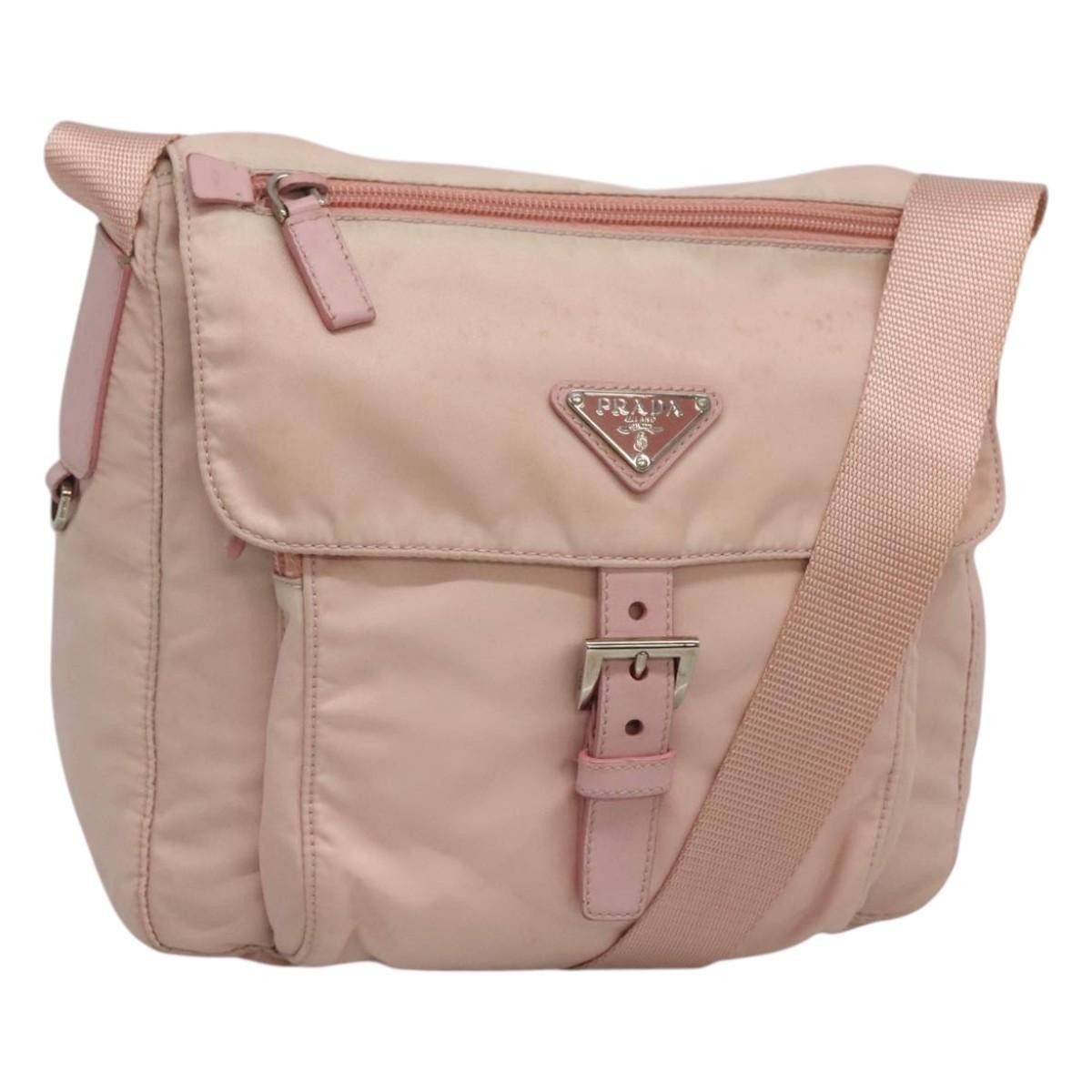 Prada Prada Buckle Messenger Bag Tessuto Size ONE SIZE - 1 Thumbnail