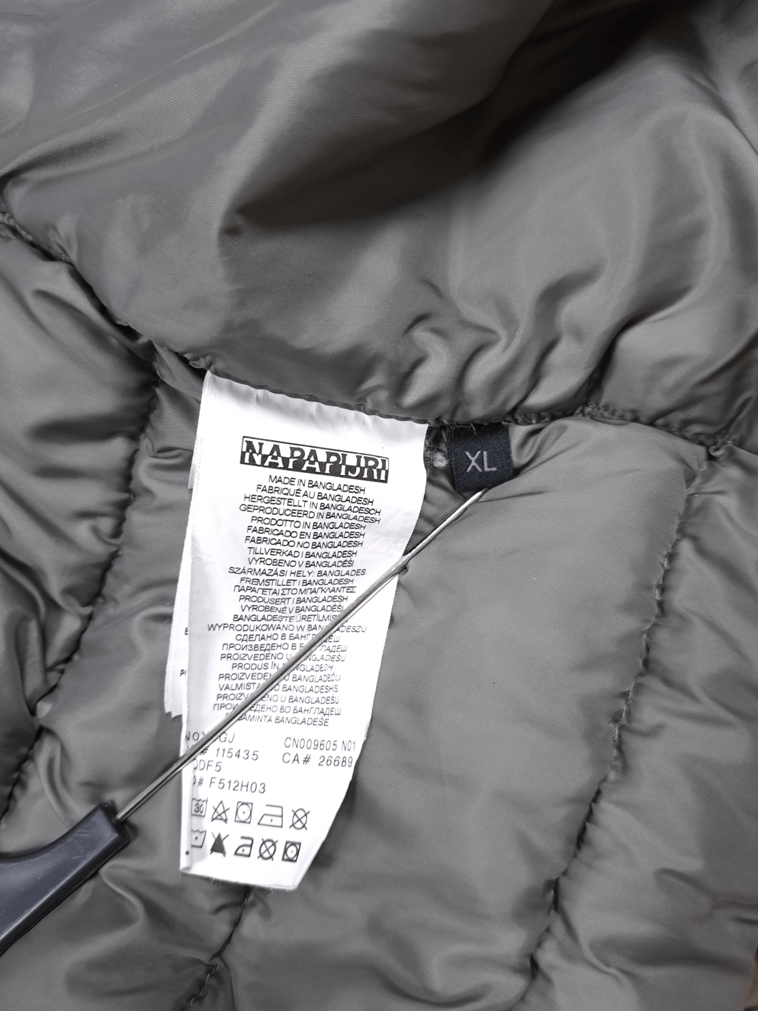 Napapijri × Vintage 💎 Napapijri Brown Outdoor Puffer Light Jacket Size XL Logo Size US XL / EU 56 / 4 - 10 Thumbnail