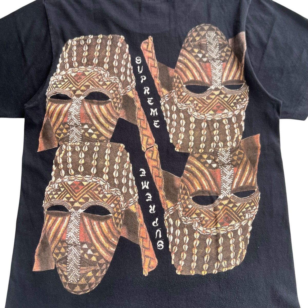 Supreme Supreme African Mask Tee FW14 Size US S / EU 44-46 / 1 - 2 Thumbnail
