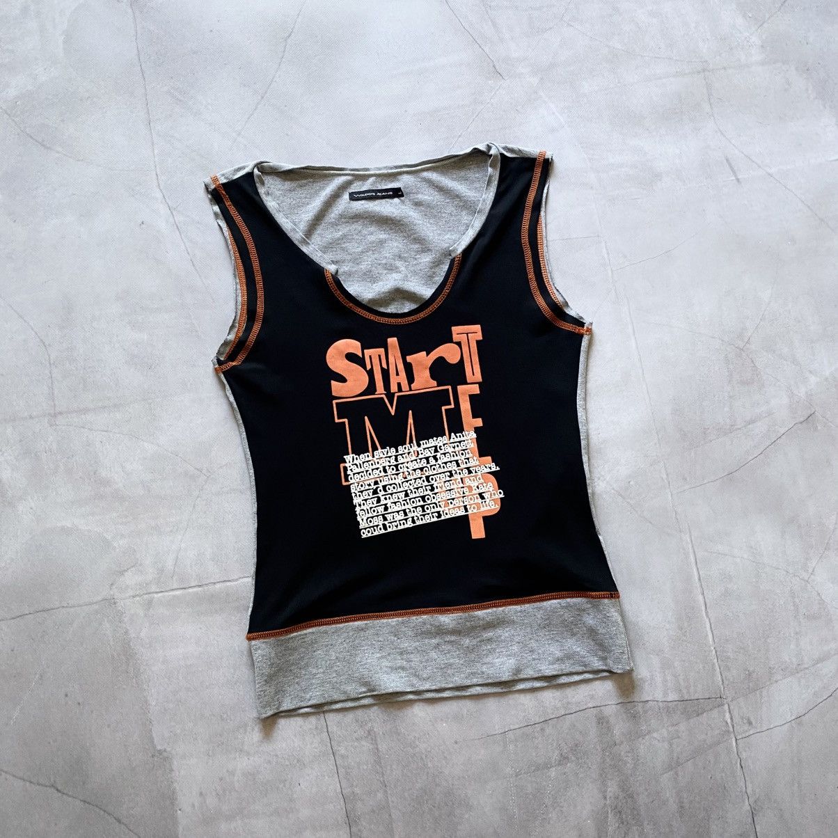 Hysteric Glamour 00s Start Me Up Hysteric Glamour Vibe Vintage Tank Top Y2K Size L / US 10 / IT 46 - 1 Thumbnail