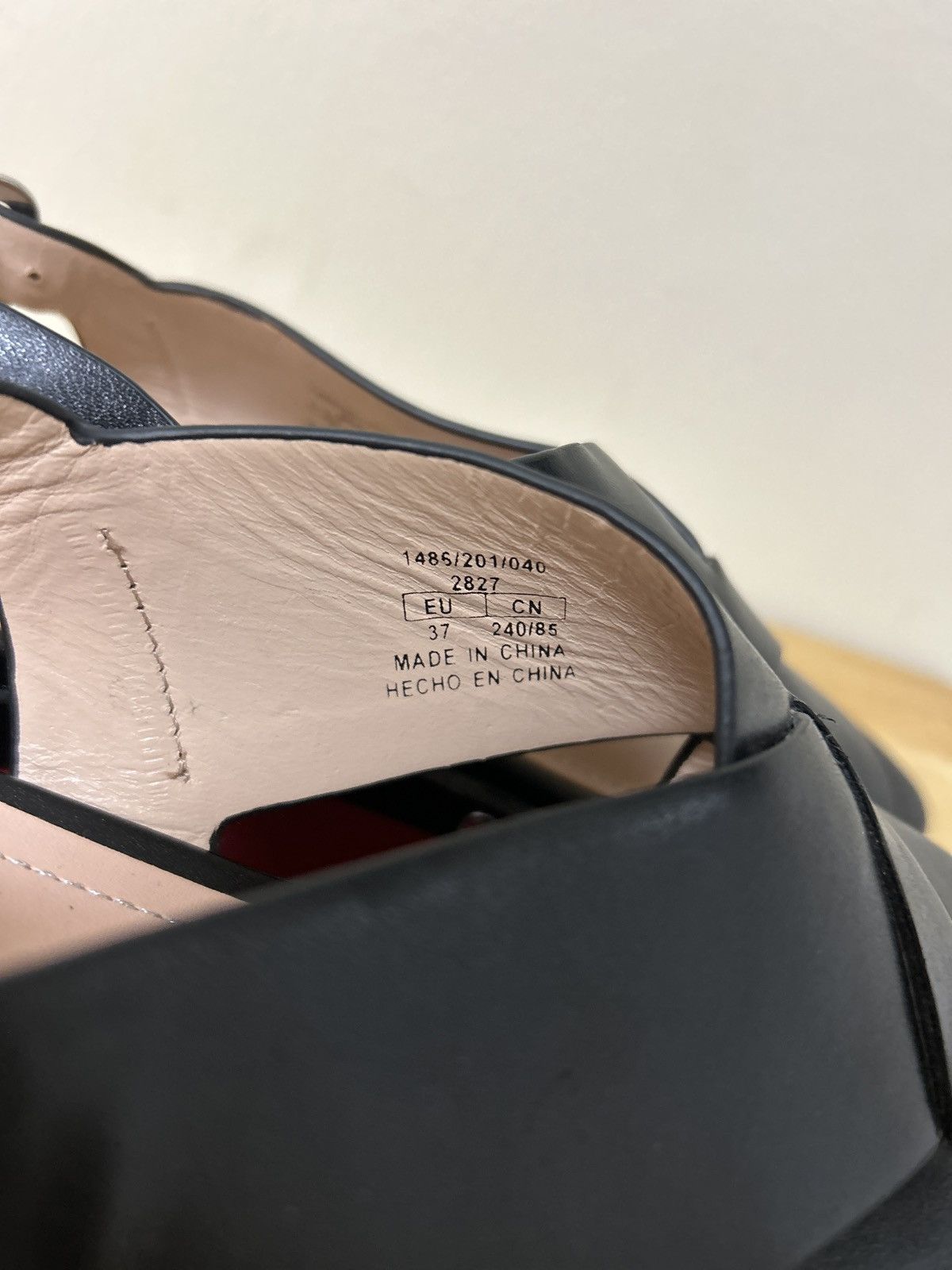 Zara Women’s Studded platform sandals 6.5(37) Size US 6.5 / IT 36.5 - 4 Thumbnail
