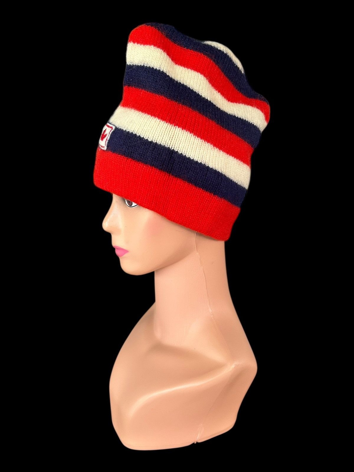 Japanese Brand × Kapital × Vintage Mohawk Stripe Japanese Style Beanie Hats Size ONE SIZE - 2 Thumbnail